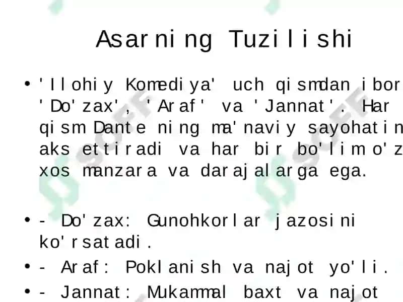 Dante Aligyerining 'Ilohiy Komediya' Asari 3