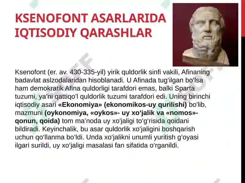 Qadimgi dunyo iqtisodiy g’oyalari. 3