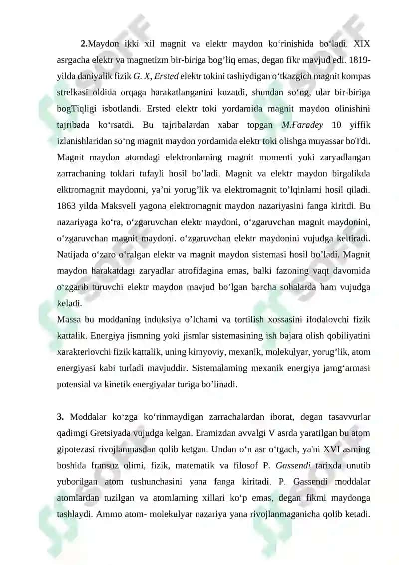 ”Modda tuzilishi“ zamonaviy kimyoning nazariy asoslari 3