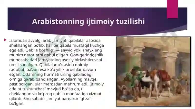 Arabiston yarim orolida islomgacha boʻlgan eʼtiqodlar  johiliyyat davri tushinchasi 3