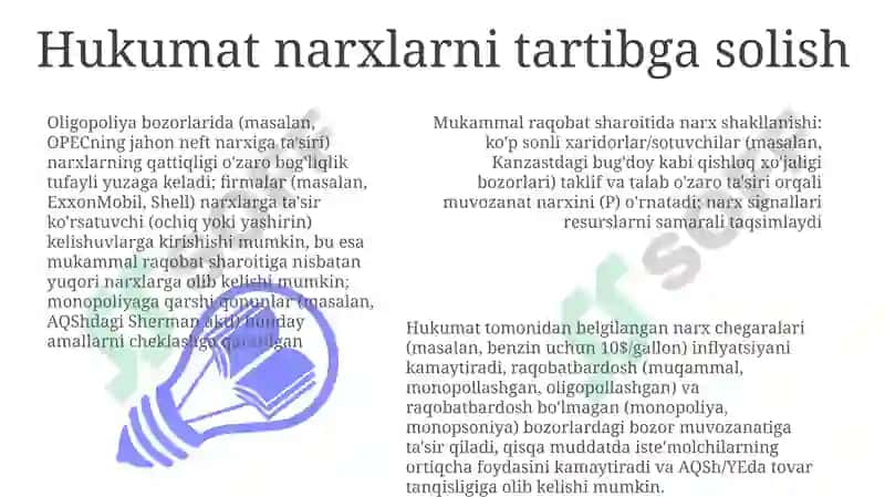 Narxning shakillanishi 3