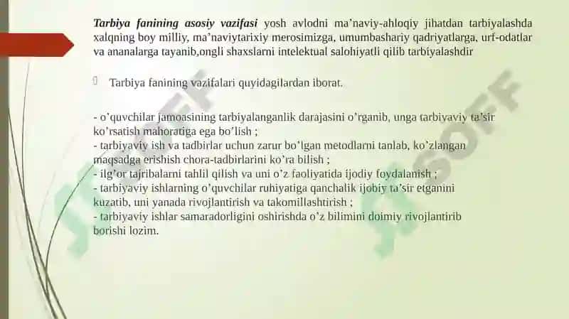 TARBIYA 3