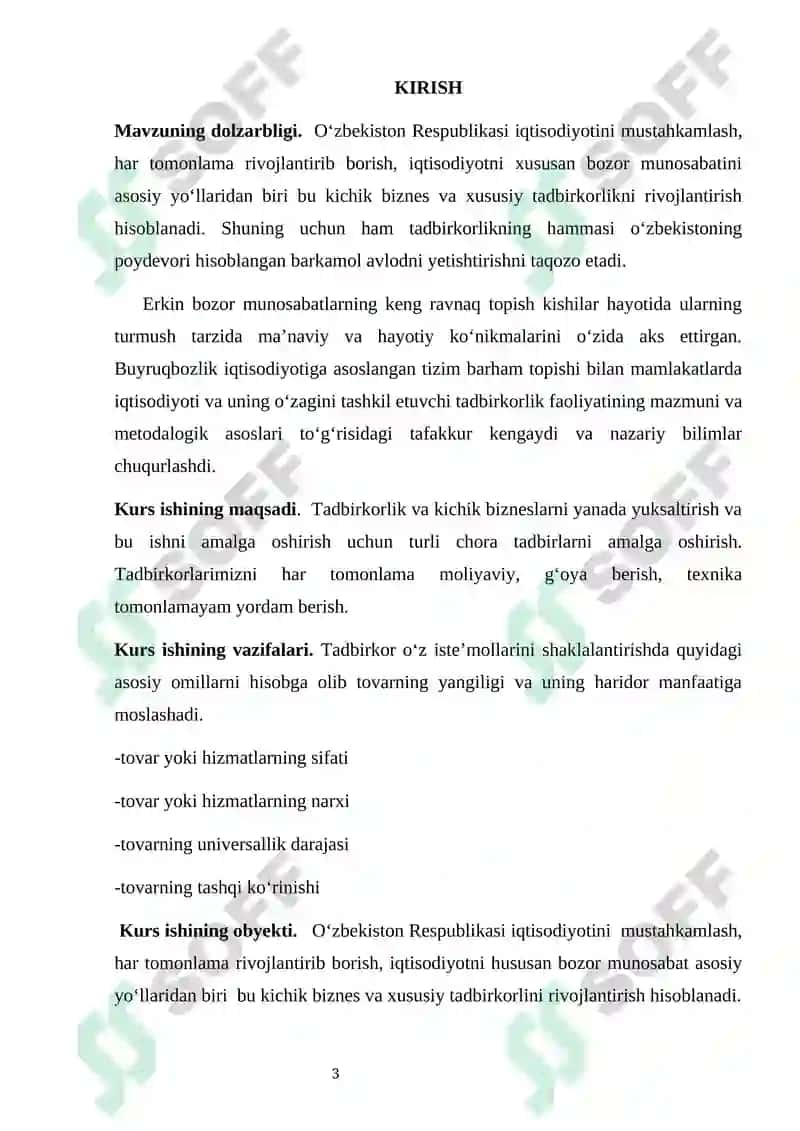 Kichik biznes va tadbirkorlik faoliyati 3
