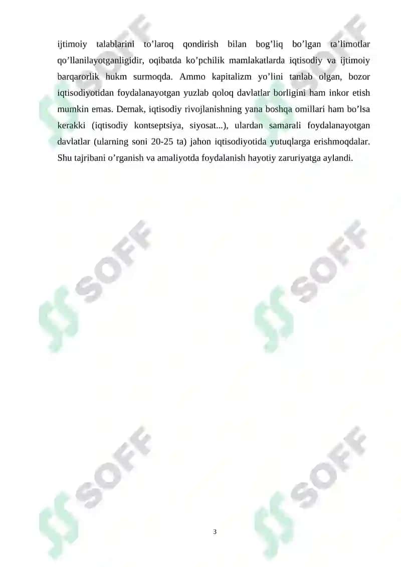 Hozirgi zamon iqtisodiy ta’limotlarining asosiy yo‘nalishlari 3