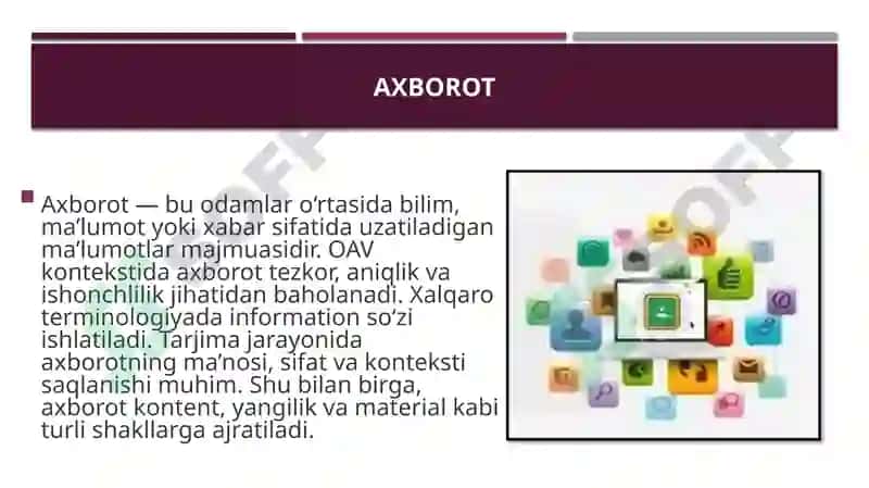 Ommaviy axborot terminlarining tarjimasi 3