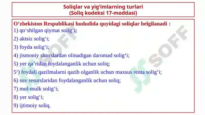 Soliqhisobinitashkil etish vayuritish 3