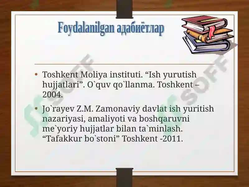 Ish yuritish tili va uslubi 3