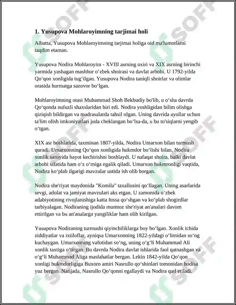 Yusupova Mohlaroyim 3