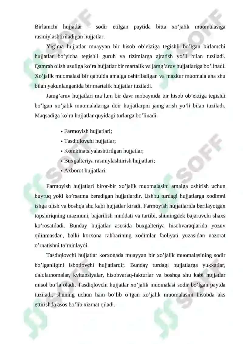 Hujjatlashtirish va hujjatlarning turlari 3