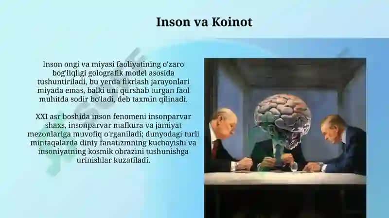 Falsafa va fanda inson muammosi 3