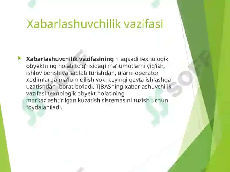 Texnologik jarayonni boshqarishning avtomatlashtirilgan sistemasi 3