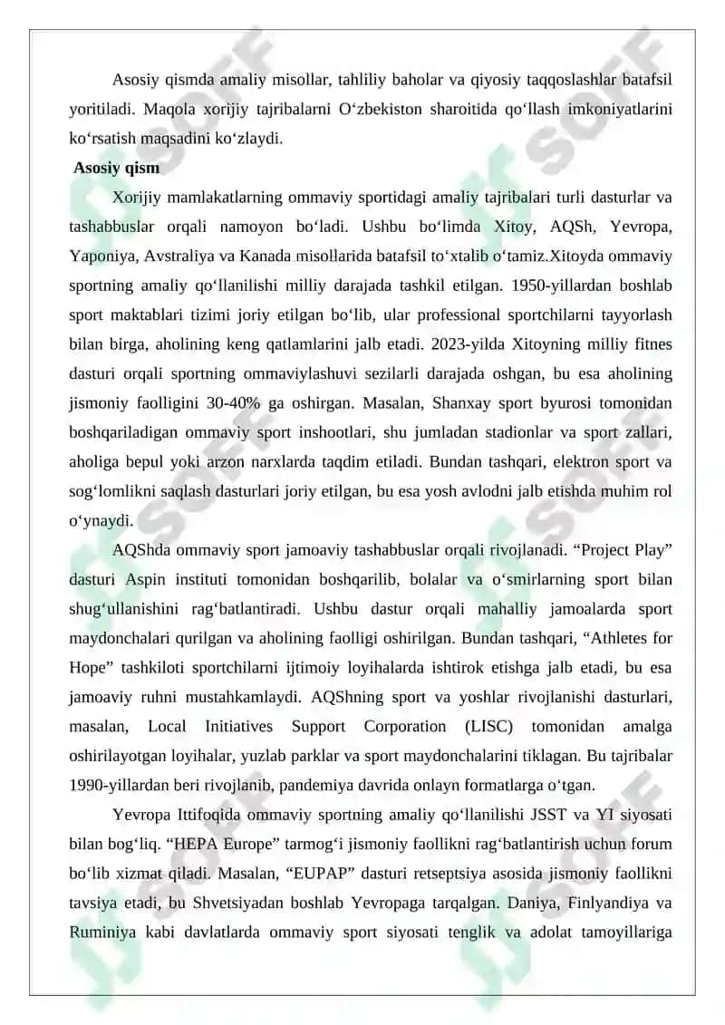 Xorijiy mamlakatlarning ommaviy sportidagi ish tajribalari 3