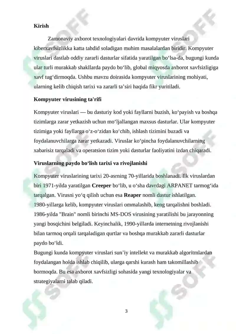Konpuyutr viruslari va ulardan himoyalanish 3