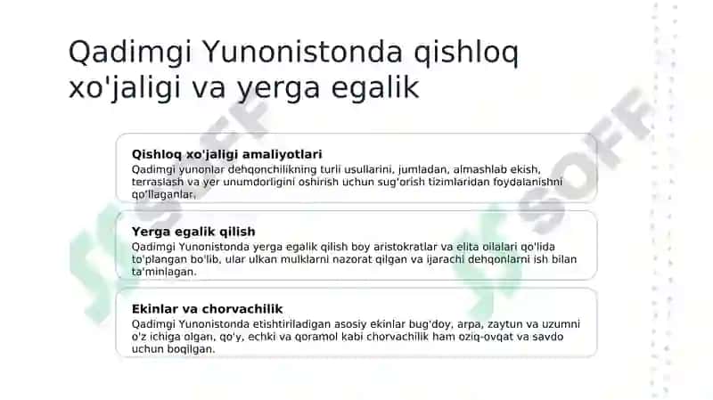 Qadimgi Yunon iqtisodiy innovatsiyalari 3