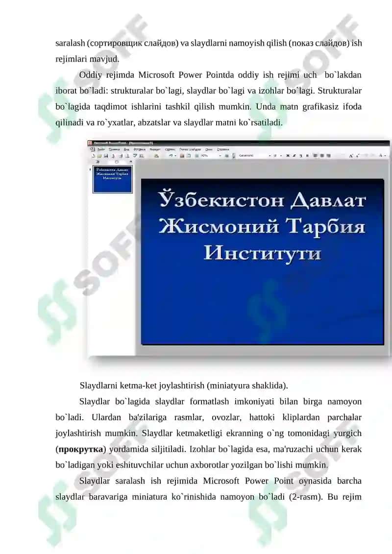 Microsoft Power Point Dasturi 3