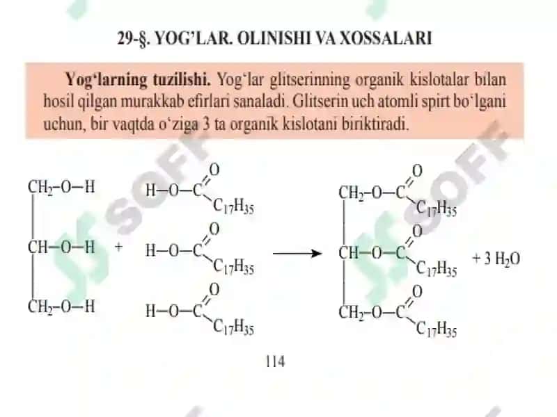 Yog’lar va monosaxaridlar mavzisini o’qitishga oid tajribalarni o’rganish 3