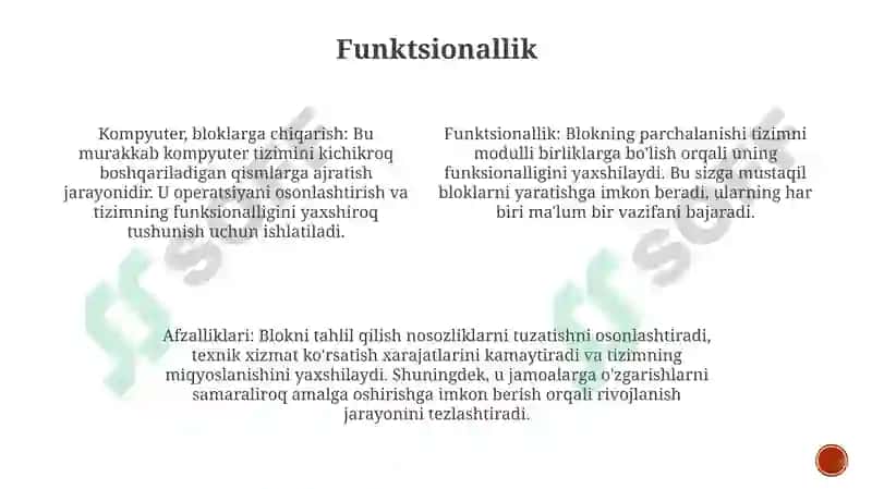 Kompyuter Tizmli Bloklarni Qismlarga Ajratish 3