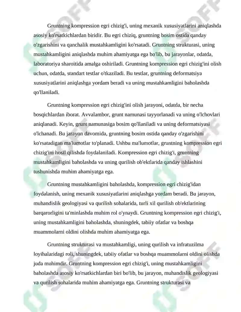 Gruntning strukturasi va mustahkamligi 3