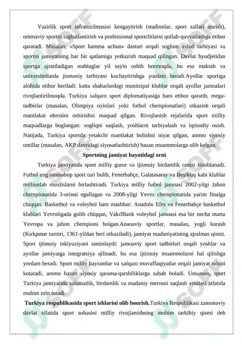 Turkiya sport siyosati 3