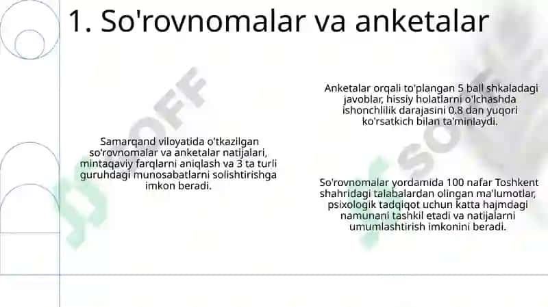 Psixologiya fanining tadqiqot metodlari 3