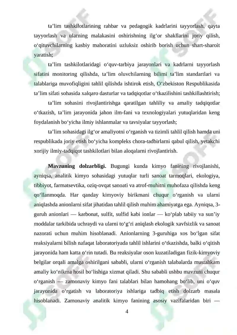 ANIONLARNING 3-GURUHI VA ULARGA XOS SIFAT REAKSIYALAR 3