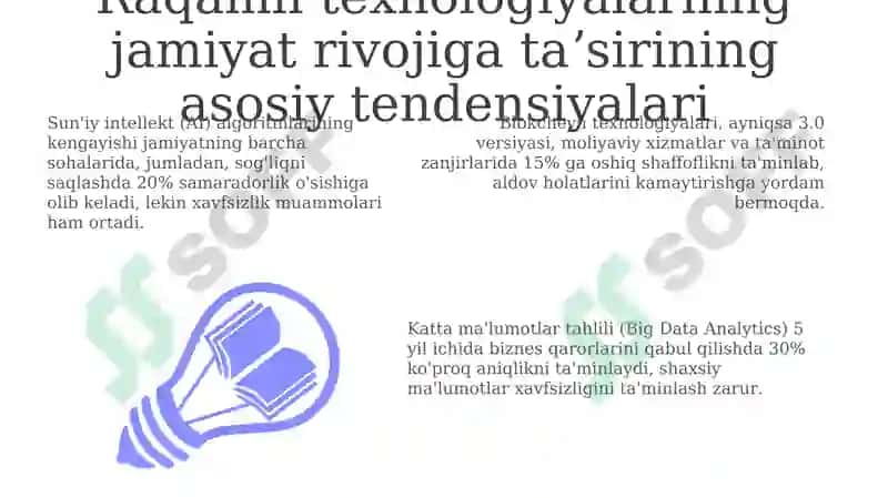 Raqamli texnologiyalarning zamonaviy jamiyat rivojlanishiga ta’sir tendensiyalari 3