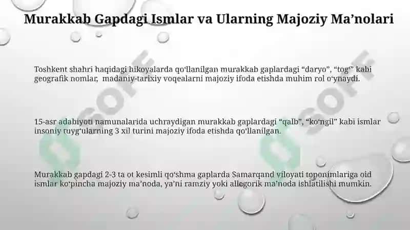Majoziy So'zlar 3