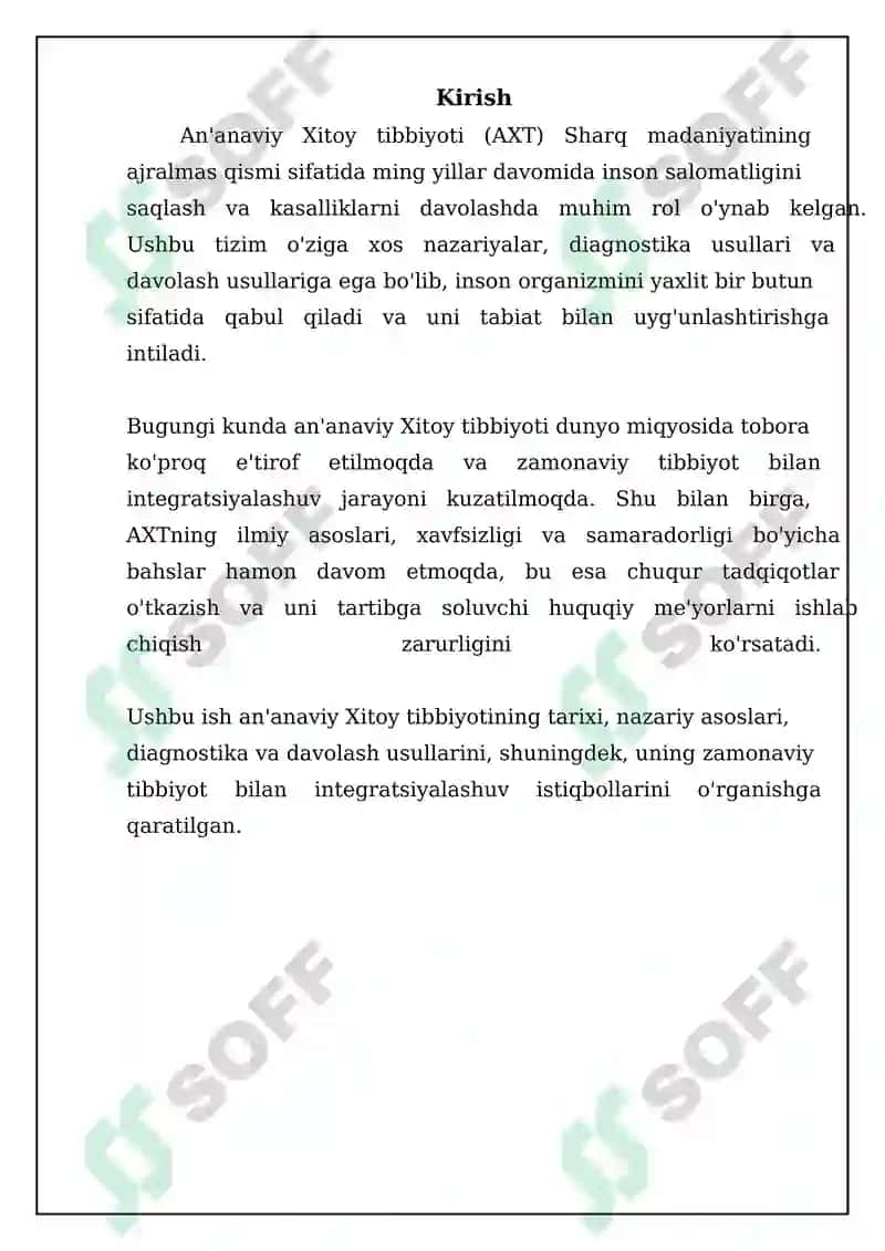 An'anaviy Xitoy Tibbiyoti 3