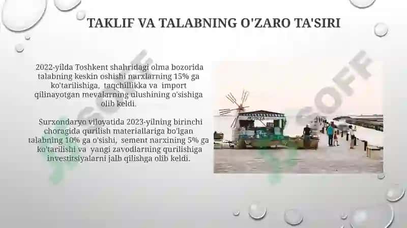 Narxning mohiyati va shakllanishi.Tadbirkorli faoliyati va uning shakllari 3