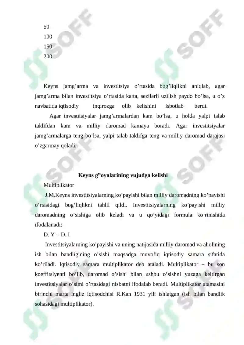 Keyns ta`limoti. Neokeynschilik va J.M. Keyns 3
