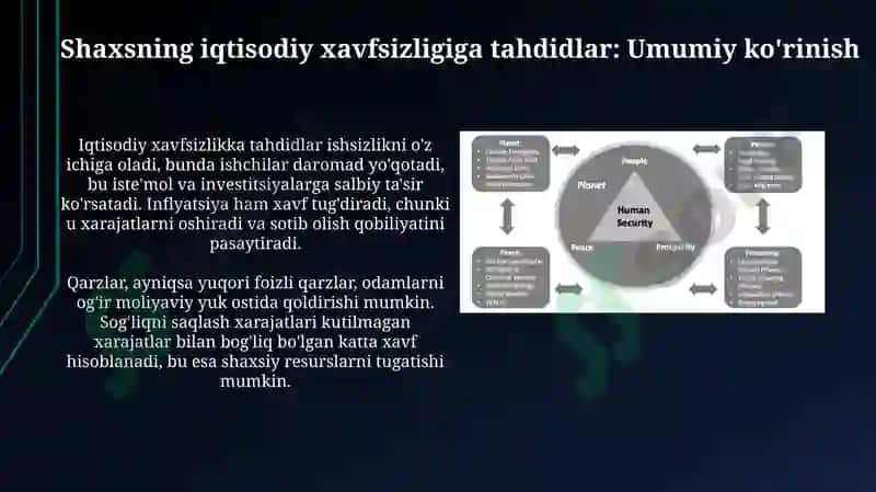 SHaxs iqtisodiy xavfsizligiga ta’sir etuvchi tahdidlar va ularni bartaraf etish yo‘llari 3