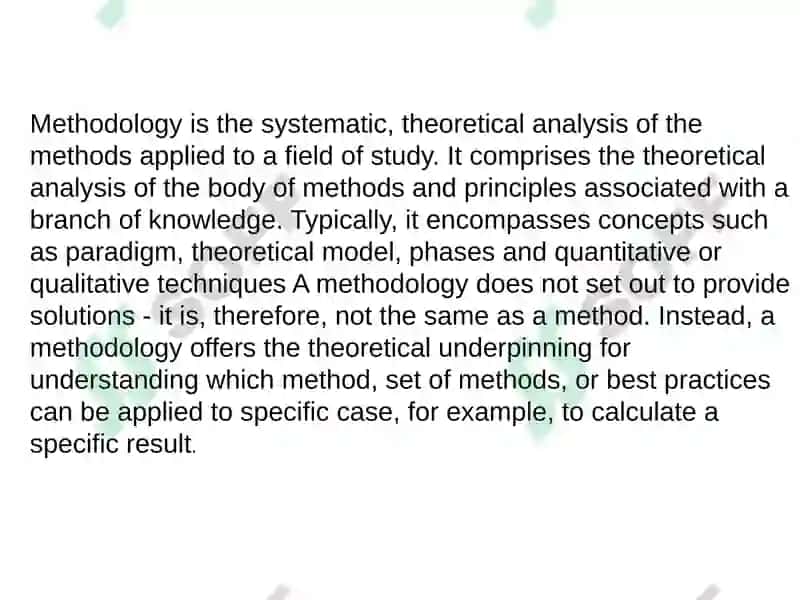 Methodology 3