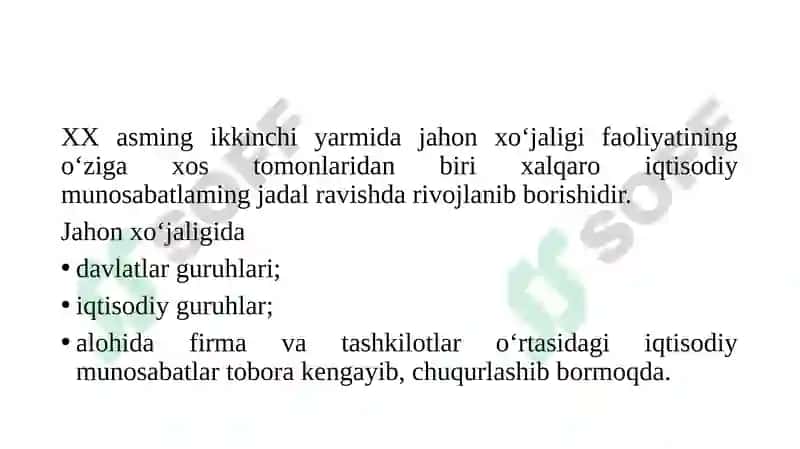 Jahon iqtisodiyoti 3