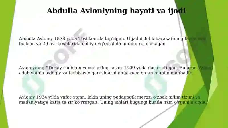 Abdulla Avloniyning pedagogik qarashlari 3