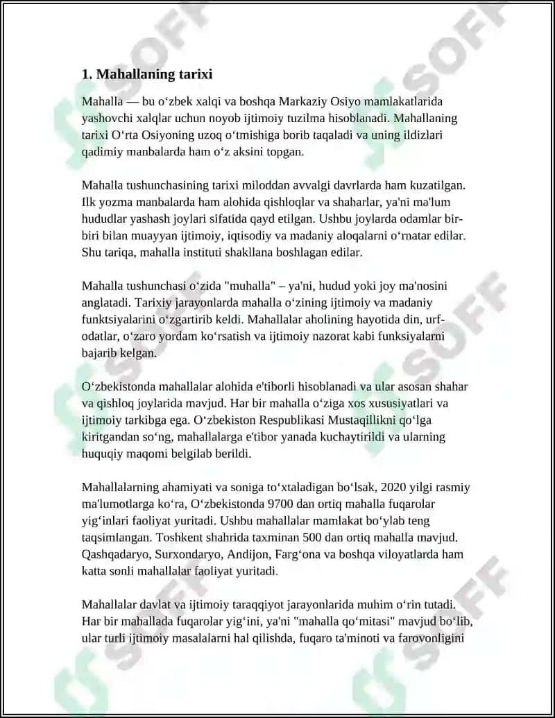 "MENING MAHALLAM - MENING FAXRIM" 3