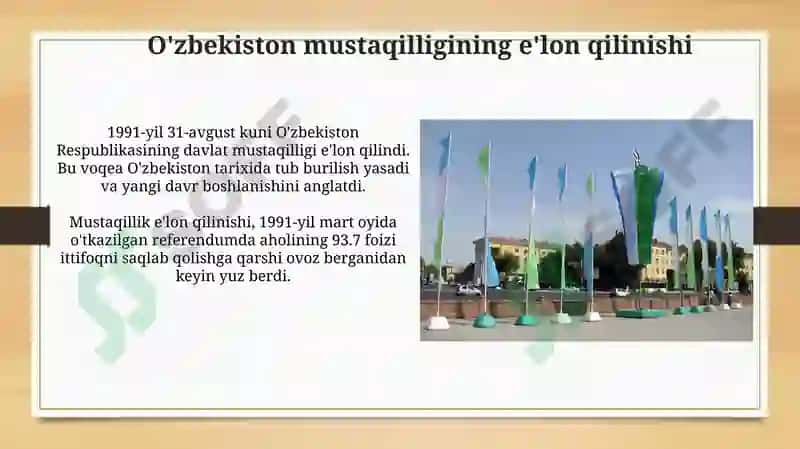 O'zbekiston mustaqilligi va tarixiy ahamiyati 3