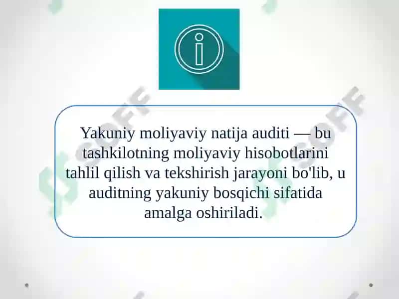 Yakuniy moliyaviy natija auditining xususiyatlari 3