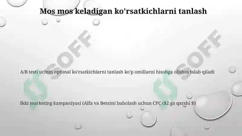 Takroriy oʻlchovlarda ikki tanlanmani taqqoslash usuli 3