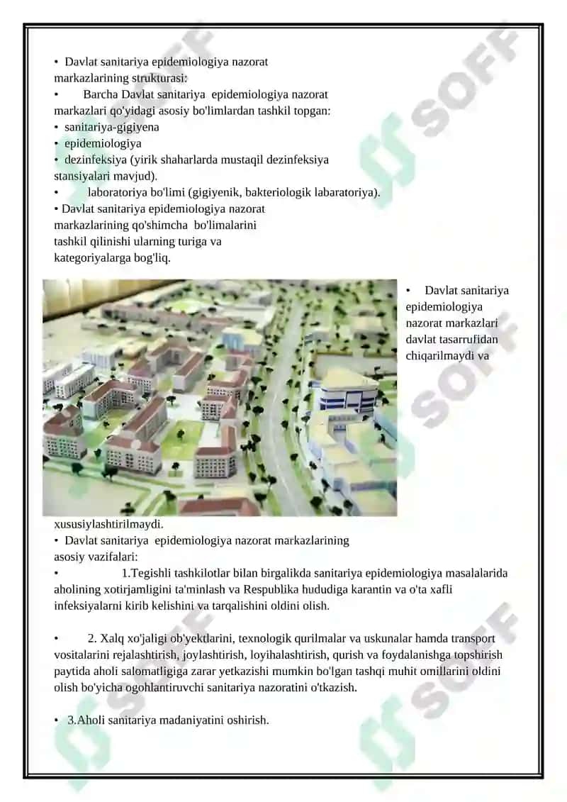 KOMMUNAL GIGIYENA BO'LIMINI TEKSHIRUV OBYEKTLARI HAQIDA TUSHUNCHA 3