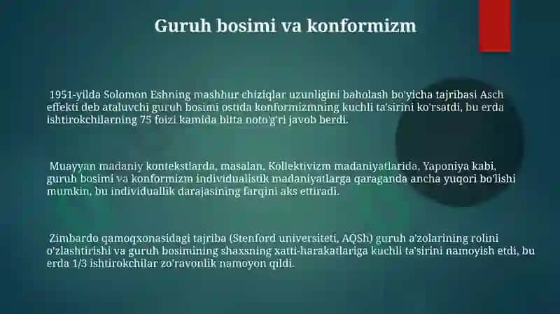 Ijtimoiy Psixologiyada Guruhlar Muammosi 3