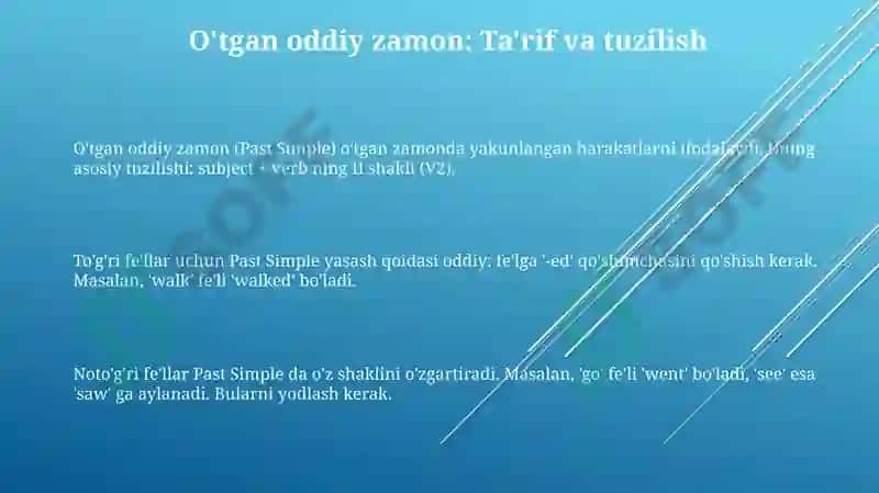O'tgan oddiy zamon 3