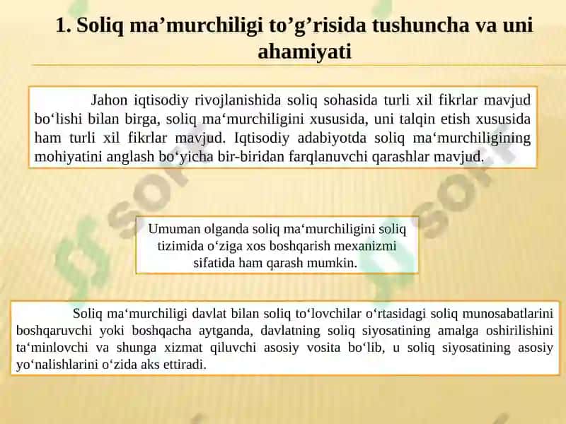 Soliq ma’muriyat huquqiyasoslari 3
