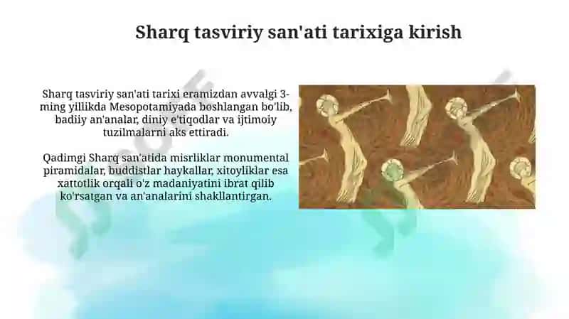 Sharq tasviriy san'ati 3