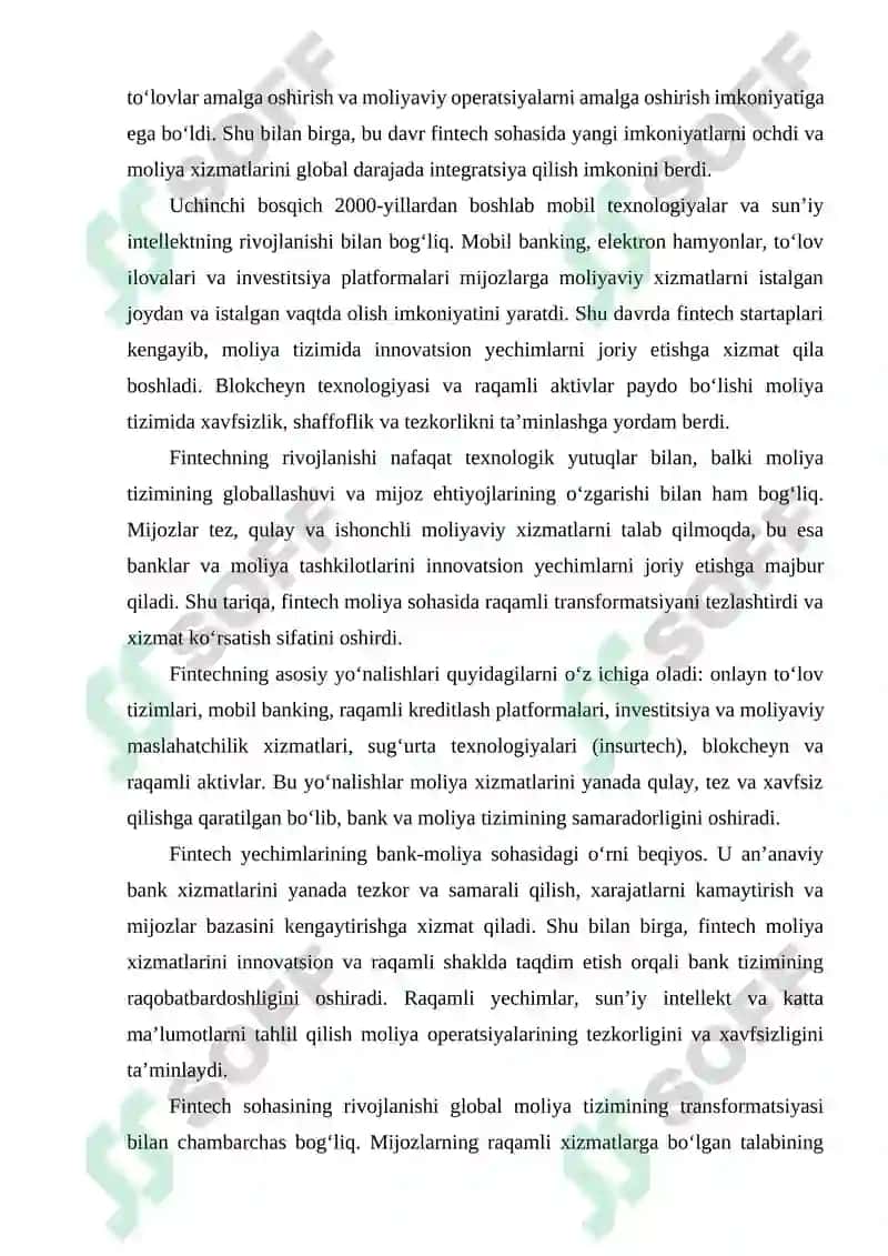 Fintech tushunchasi va uning moliya sohasidagi rivojlanish tarixi 3