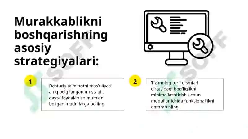 Dasturiy ta’minotda murakkablikni boshqarish 3