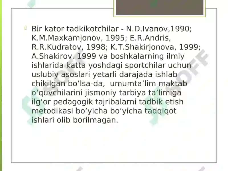 MAKTAB TA’LIMIDA JISMONIY TARBIYADARSLARINI INTEGRALLASHTIRISHTEXNOLOGIYaSIGA O‘RGATISH 3
