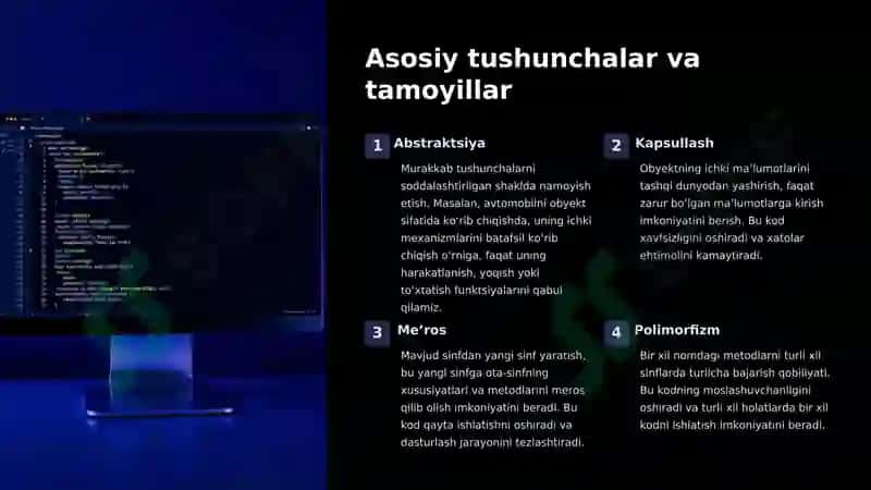 Obyektga yoʻnaltirilgan dasturlash 3
