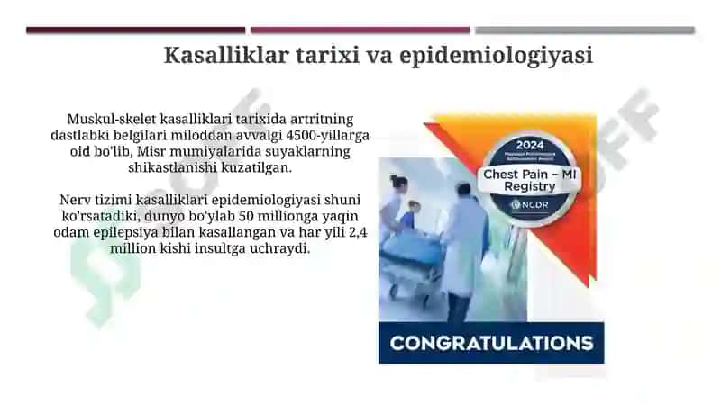 Tayanch-harakat va asab tizimi kasalliklari bilan ogʻrigan bemorlarni parvarish qilish va kuzatish 3