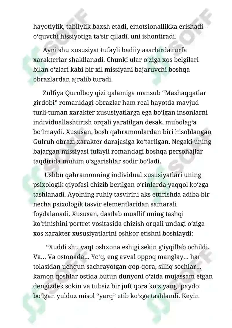 Zulfiya Qurolboy qizining hikoyachilik mahoratini o‘rganish 3