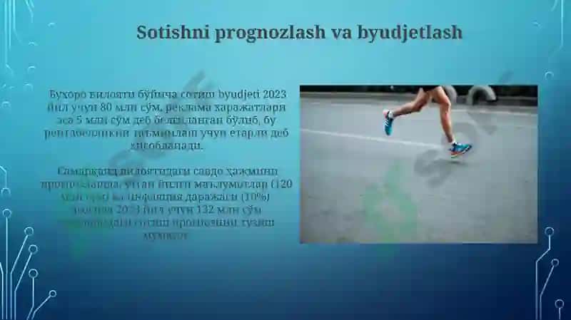 Sotishni prognozlash va byudjetlash 3